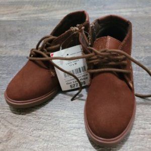 boys Steve Madden brown Suede dress shoes size 11